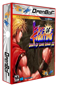 Art of Fighting: Beats of Rage Remix III - Box - 3D Image