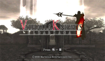 Valhalla Knights: Eldar Saga - Screenshot - Game Title Image