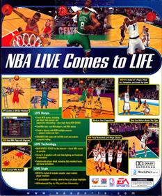 NBA Live 99 - Box - Back Image