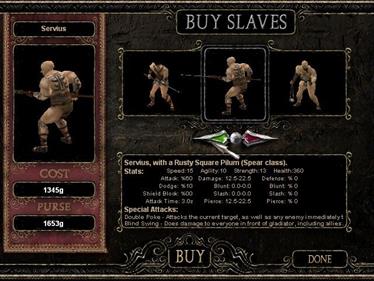 The Gladiators of Rome - Screenshot - Gameplay Image