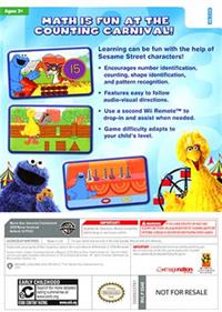 Sesame Street: Cookie's Counting Carnival - Box - Back Image