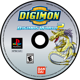 Digimon World 2 - Fanart - Disc Image