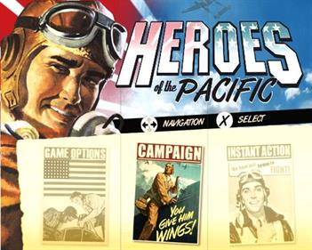 Heroes of the Pacific - Screenshot - Game Title Image