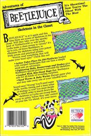 Adventures of Beetlejuice: Skeletons in the Closet - Box - Back Image
