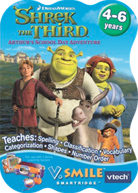 DreamWorks Shrek the Third: Arthur's School Day Adventure - Box - Front - Reconstructed Image