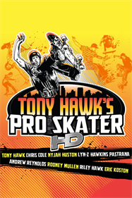 Tony Hawk's Pro Skater HD - Box - Front - Reconstructed Image