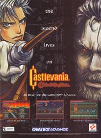 Castlevania: Circle of the Moon - Advertisement Flyer - Front Image