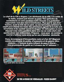 Wild Streets - Box - Back Image