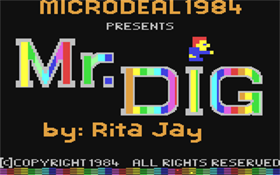 Mr Dig - Screenshot - Game Title Image