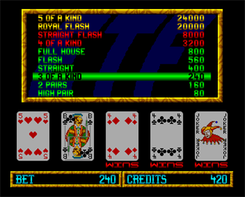 Automat Poker Emulator - Screenshot - Gameplay Image