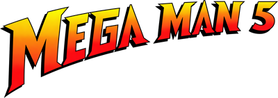 Mega Man 5 - Clear Logo Image