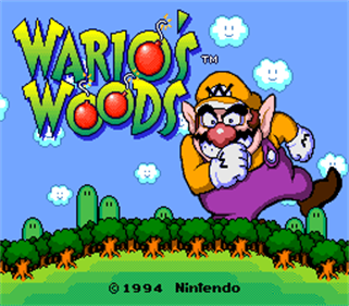 Wario's Woods - Screenshot - Game Title Image