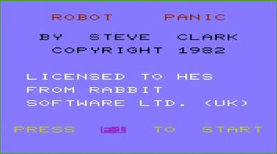 Robot Panic - Screenshot - Game Title Image
