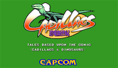 Cadillacs and Dinosaurs - Screenshot - Game Title Image