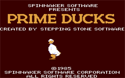 Prime Ducks - Screenshot - Game Title Image