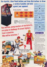 Street Fighter - Advertisement Flyer - Back Image