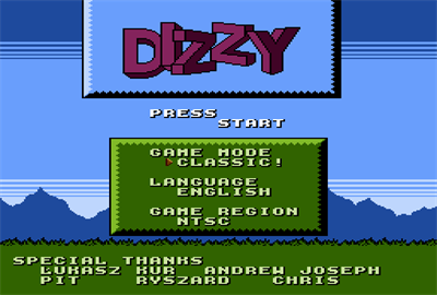 Mystery World Dizzy - Screenshot - Game Title Image