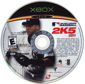 Major League Baseball 2K5: World Series Edition - Disc Image