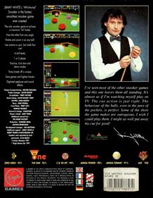 Jimmy White's Whirlwind Snooker - Box - Back Image