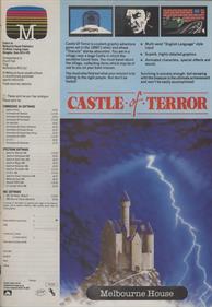 Castle of Terror (Melbourne House) - Advertisement Flyer - Front Image