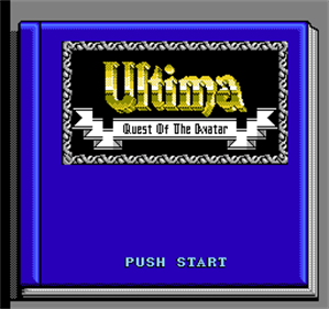 Ultima: Quest of the Avatar - Screenshot - Game Title Image