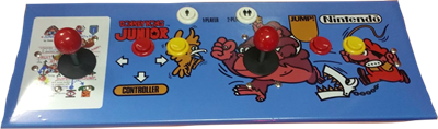 Donkey Kong Junior - Arcade - Control Panel Image