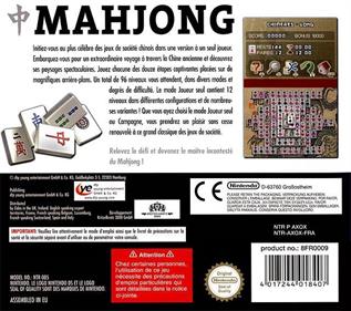 Mahjong - Box - Back Image