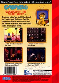 Garfield: Caught in the Act - Box - Back Image