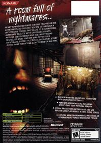 Silent Hill 4: The Room - Box - Back Image