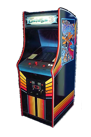 Galaga 3 - Arcade - Cabinet Image