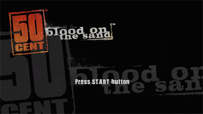 50 Cent: Blood on the Sand - Screenshot - Game Title Image