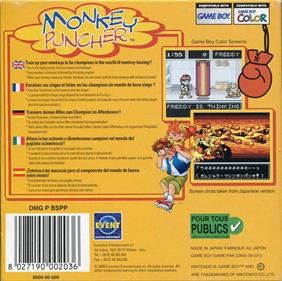 Monkey Puncher - Box - Back Image