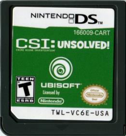 CSI: Unsolved! - Cart - Front Image