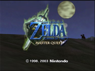 The Legend of Zelda: Ocarina of Time Master Quest - Screenshot - Game Title Image