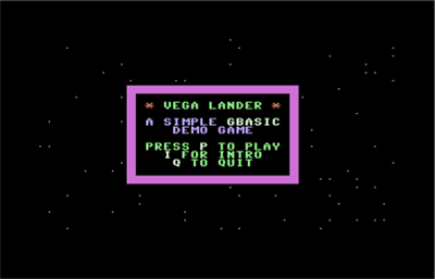 Vega Lander - Screenshot - Game Title Image