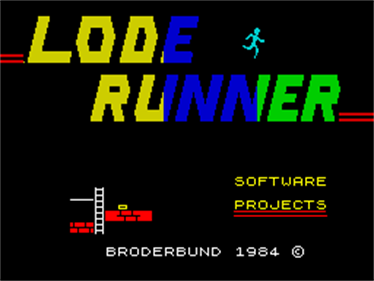 Lode Runner - Screenshot - Game Title Image