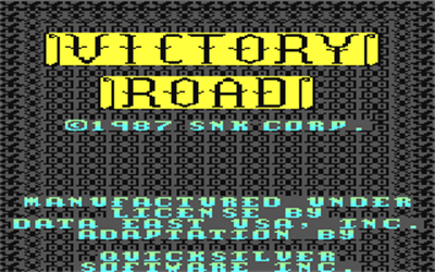 Victory Road: Ikari Warriors Part II - Screenshot - Game Title Image