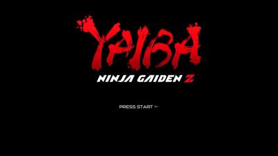 Yaiba: Ninja Gaiden Z - Screenshot - Game Title Image