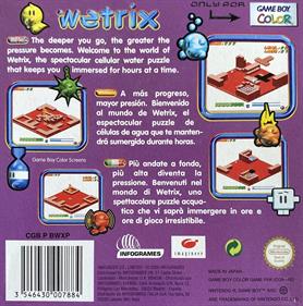 Wetrix - Box - Back Image