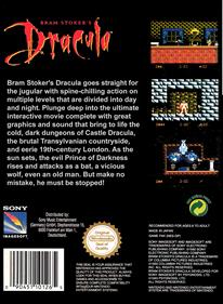 Bram Stoker's Dracula - Box - Back Image