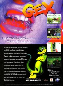 Gex - Advertisement Flyer - Front Image