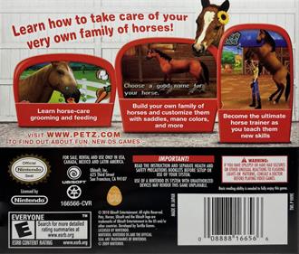 Petz: Horsez Family - Box - Back Image