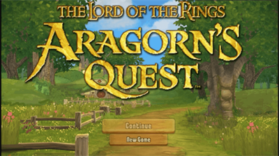 The Lord of the Rings: Aragorn's Quest - Screenshot - Game Title Image