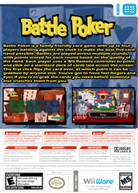 Battle Poker - Box - Back Image