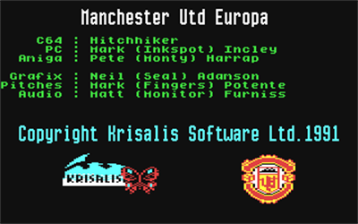 Manchester United Europe - Screenshot - Game Title Image