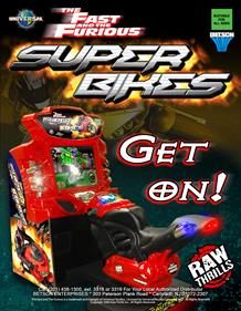The Fast and the Furious: Super Bikes - Advertisement Flyer - Front Image