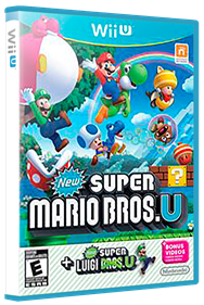 New Super Mario Bros. U + New Super Luigi U - Box - 3D Image
