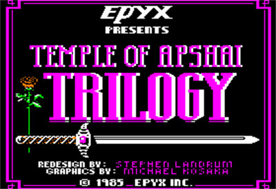 Temple of Apshai Trilogy - Screenshot - Game Title Image