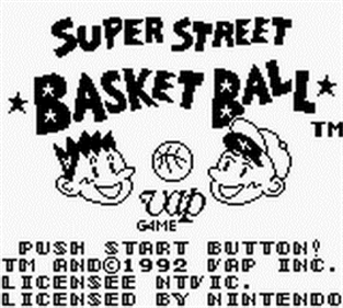 Super Street Basketball - Screenshot - Game Title Image