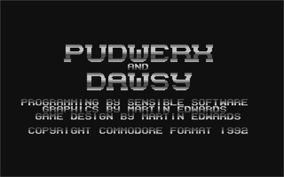 Pudwerx and Dawsy - Screenshot - Game Title Image
